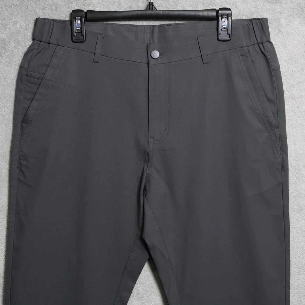 Jack Archer Pants Mens 34x31 Charcoal Gray Jetsetter Tech Chino Golf Preppy